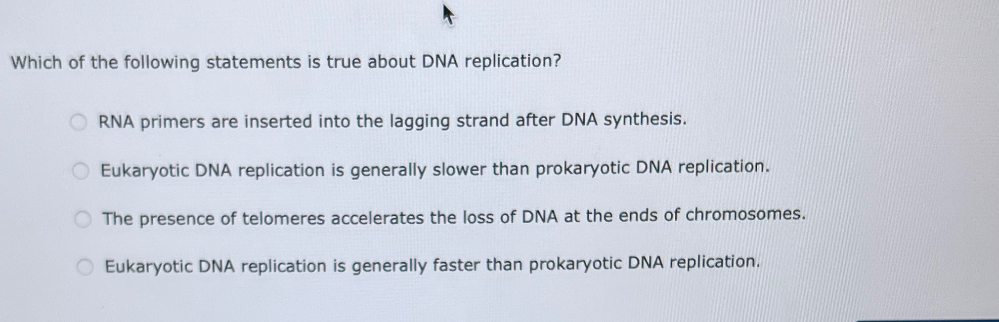 Solved Which of the following statements is true about DNA | Chegg.com