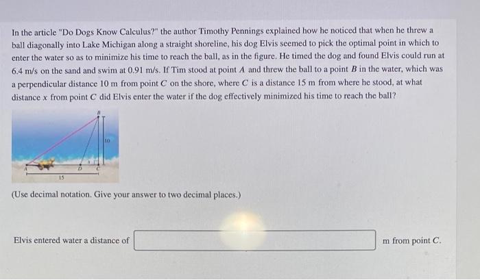 Solved In the article 