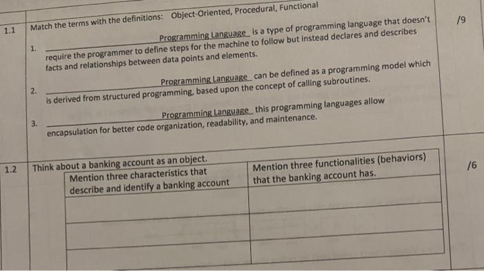 Solved Match the terms with the definitions: | Chegg.com