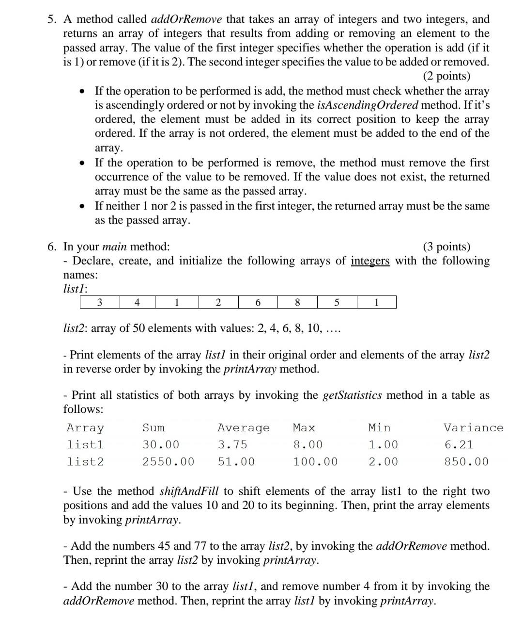 solved-1-a-method-called-printarray-that-takes-an-array-of-chegg