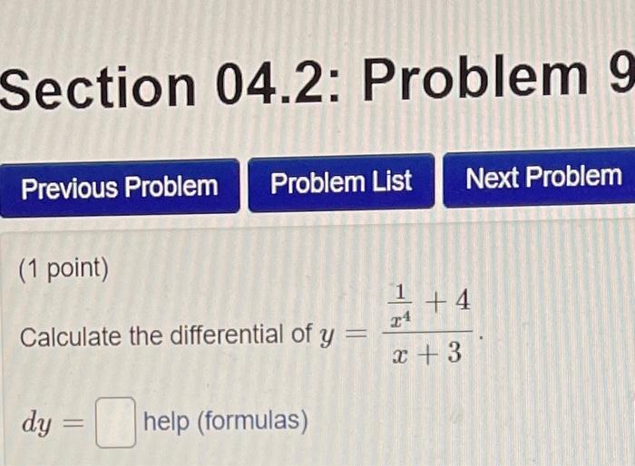 Solved Section 04.2: Problem 9 Previous Problem Problem List | Chegg.com