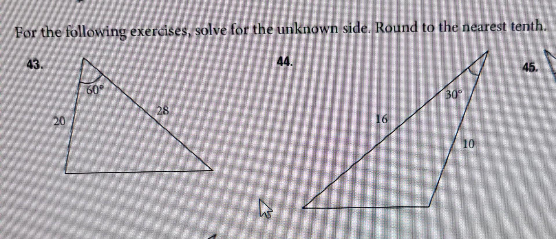 solved-for-the-following-exercises-solve-for-the-unknown-chegg