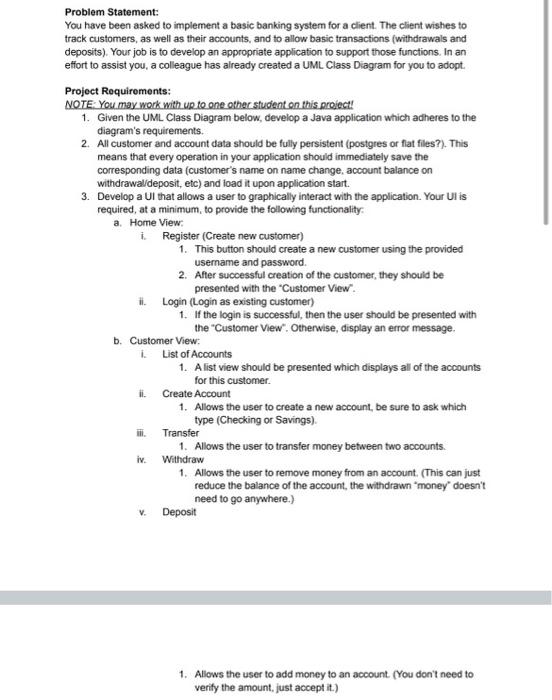 Solved Problem Statement: You have been asked to implement a | Chegg.com