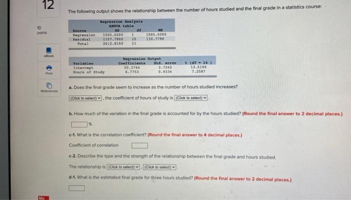 Solved The following output shows the relationship between | Chegg.com