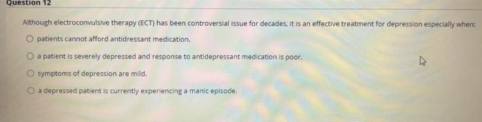 Electroconvulsive Therapy Linked to Manic Episode Response