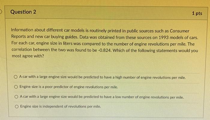 Comparing Engines When Buying a New Car