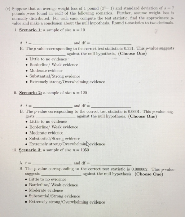 solved-c-suppose-that-an-average-weight-loss-of-1-pound-1-chegg