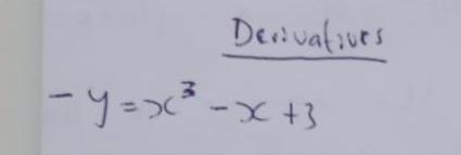 derivative of x^3 y^3=3xy