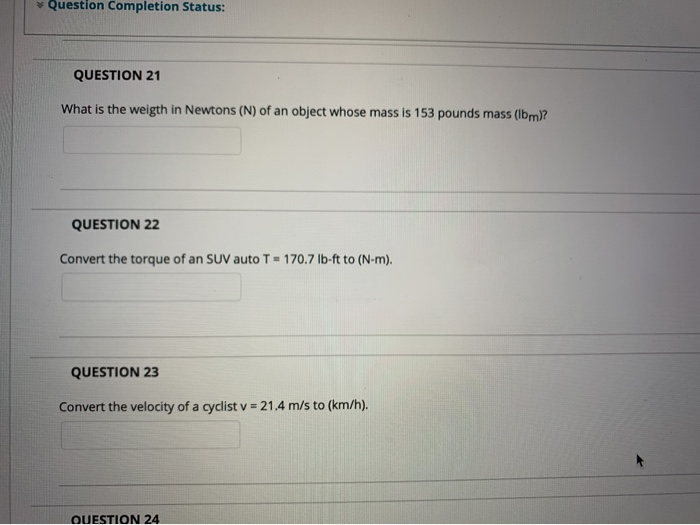 Solved Question Completion Status: QUESTION 21 What is the | Chegg.com