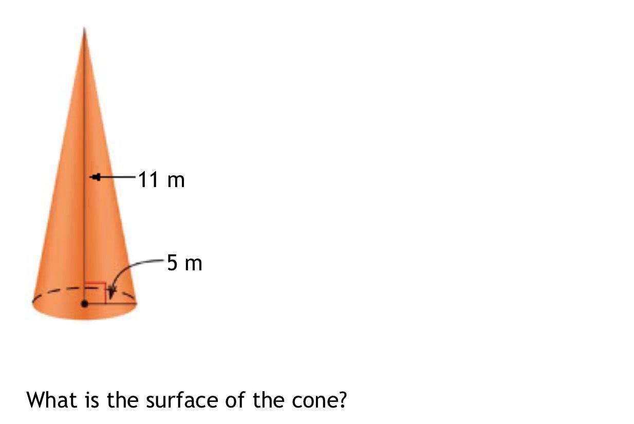 Solved What is the surface of the cone? | Chegg.com
