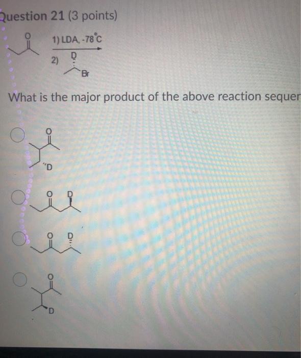 Solved Question 19 (3 points) CH3 12(xs) NaOH What is the | Chegg.com
