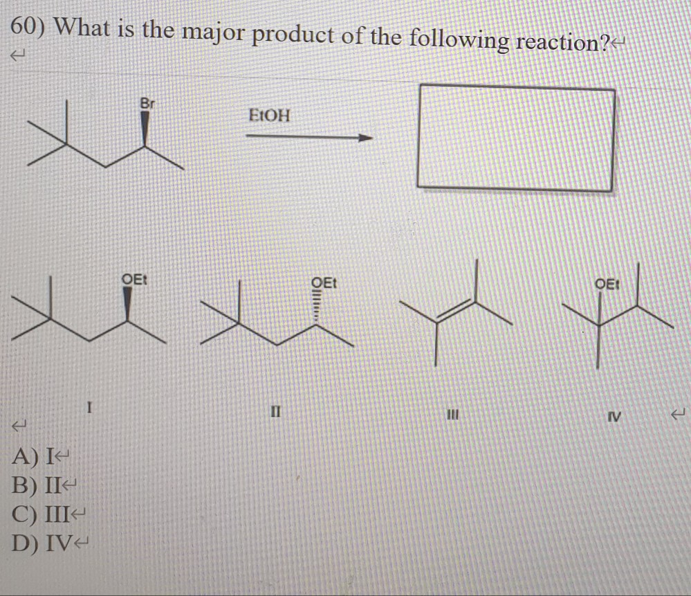 Solved 58) What is the IUPAC name of the following compound? | Chegg.com