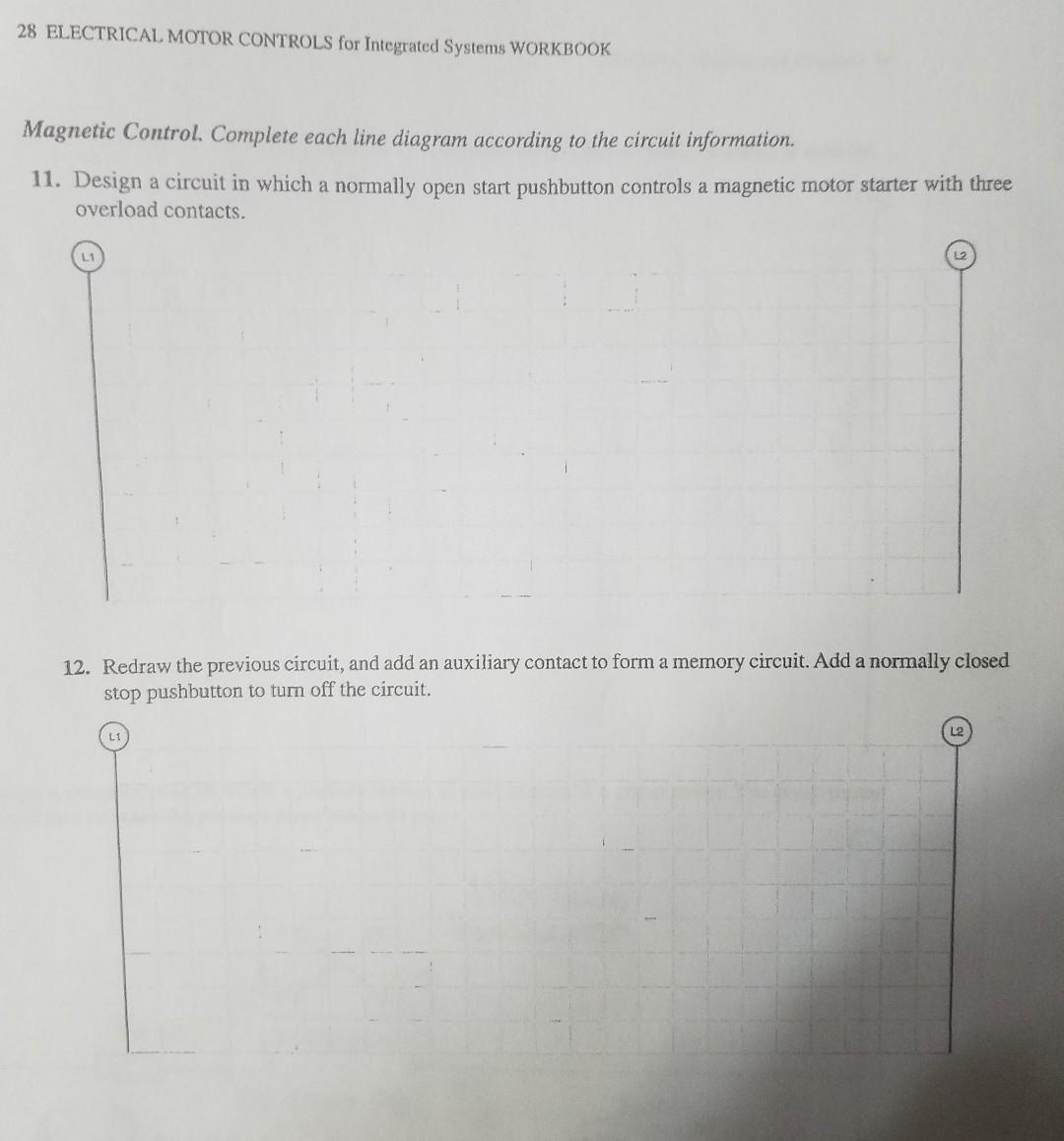Solved 28 ELECTRICAL MOTOR CONTROLS for Integrated Systems