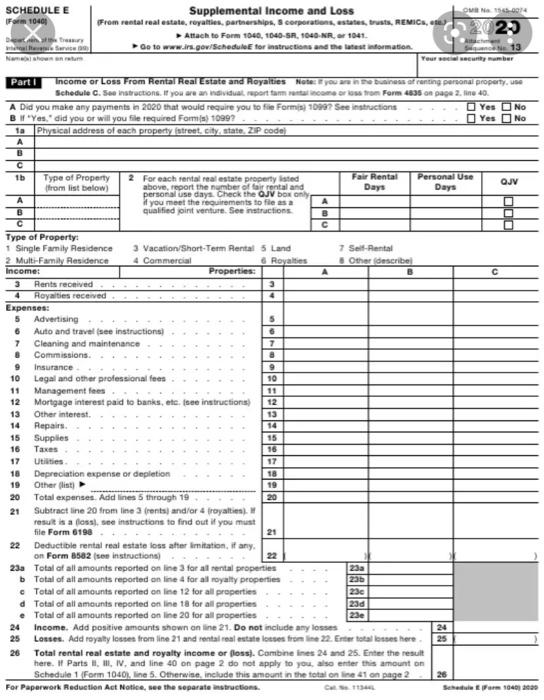 Solved Individual Tax Return Required: Use the following | Chegg.com