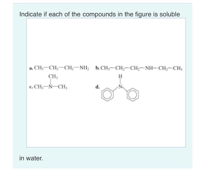Solved Indicate if each of the compounds in the figure is | Chegg.com