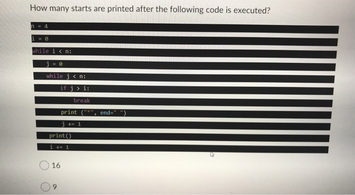 Solved What is printed to the screen after the following | Chegg.com