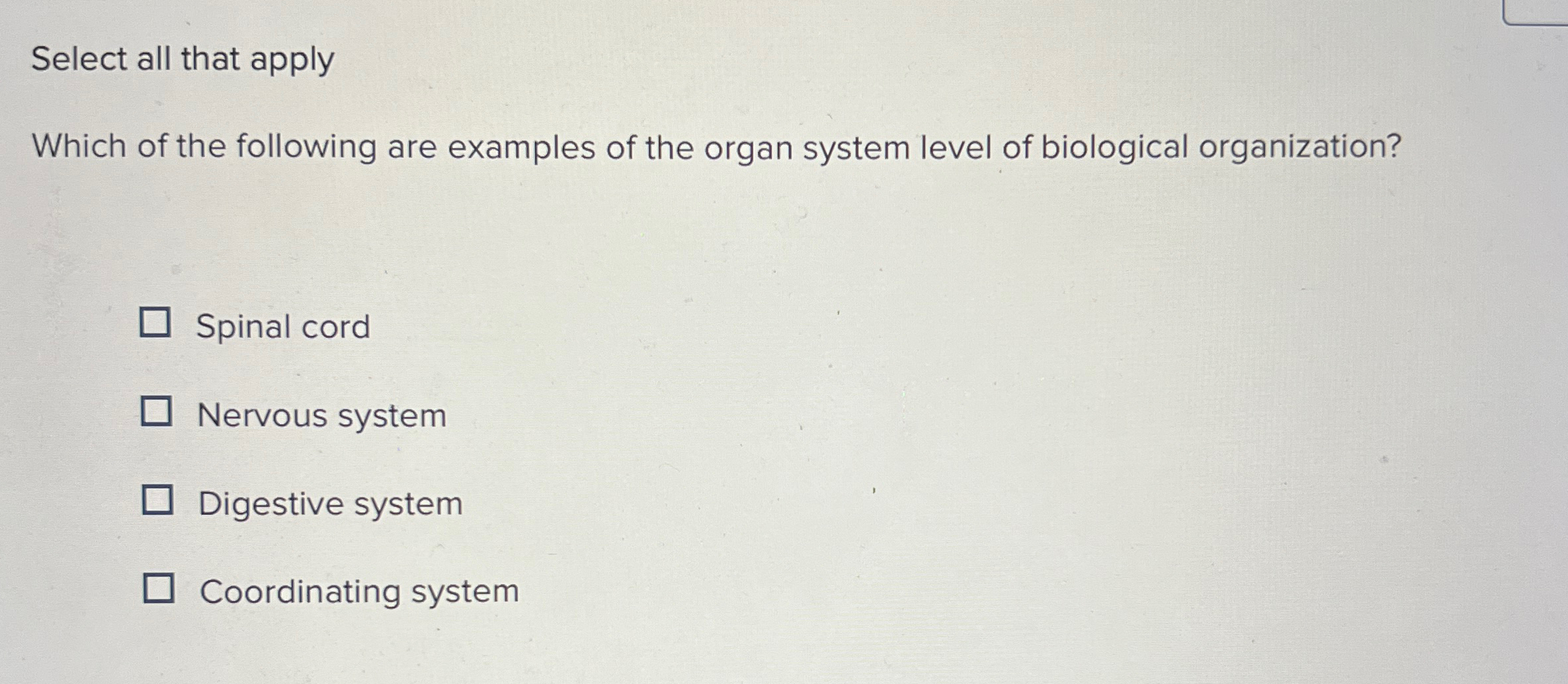 Solved Select all that applyWhich of the following are | Chegg.com