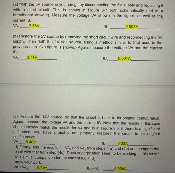 Solved F. AFTER THE LAB (1) Analyze The Circuit Shown In | Chegg.com