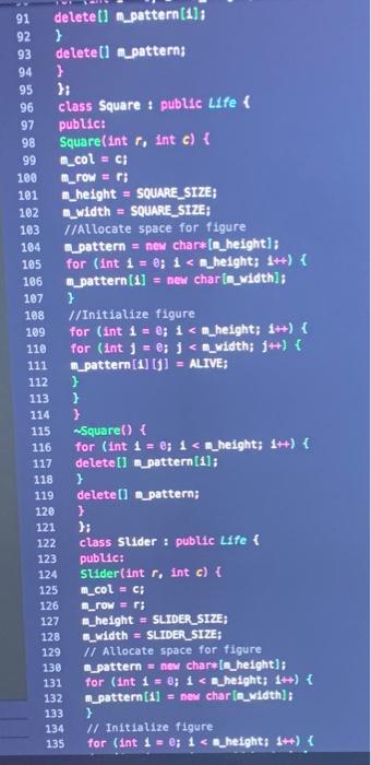 Solved Part 1: Organize the code (85%) : Following what we | Chegg.com