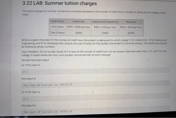 lab assignment 3 tuition savings calculator