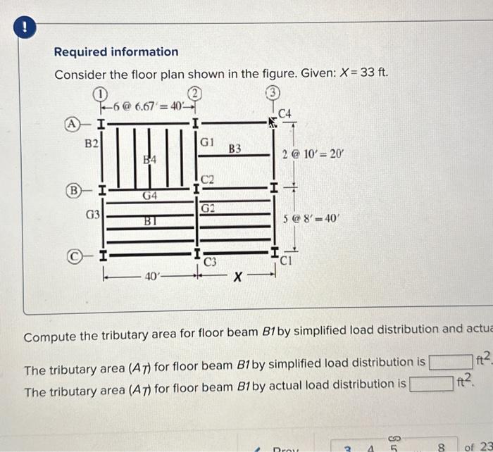 Required information Consider the floor plan shown in | Chegg.com