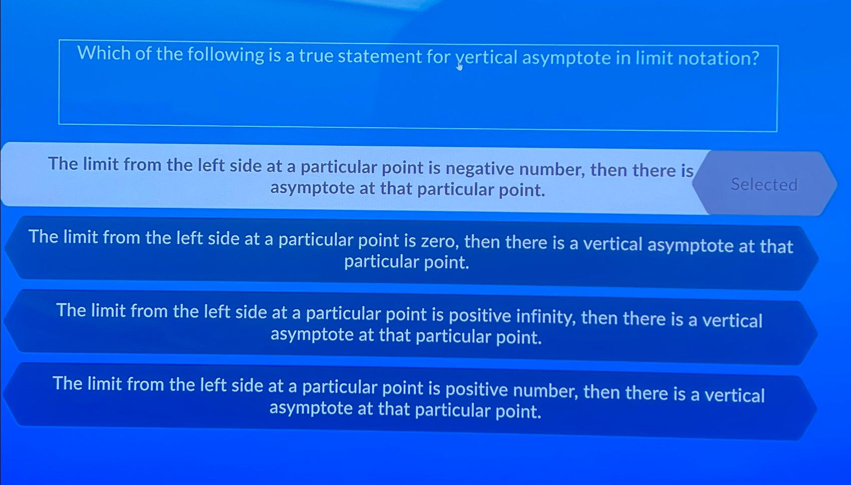 Solved Which of the following is a true statement for