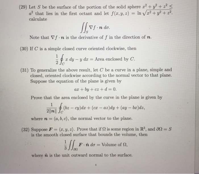 Solved 29 Let S Be The Surface Of The Portion Of The So Chegg Com