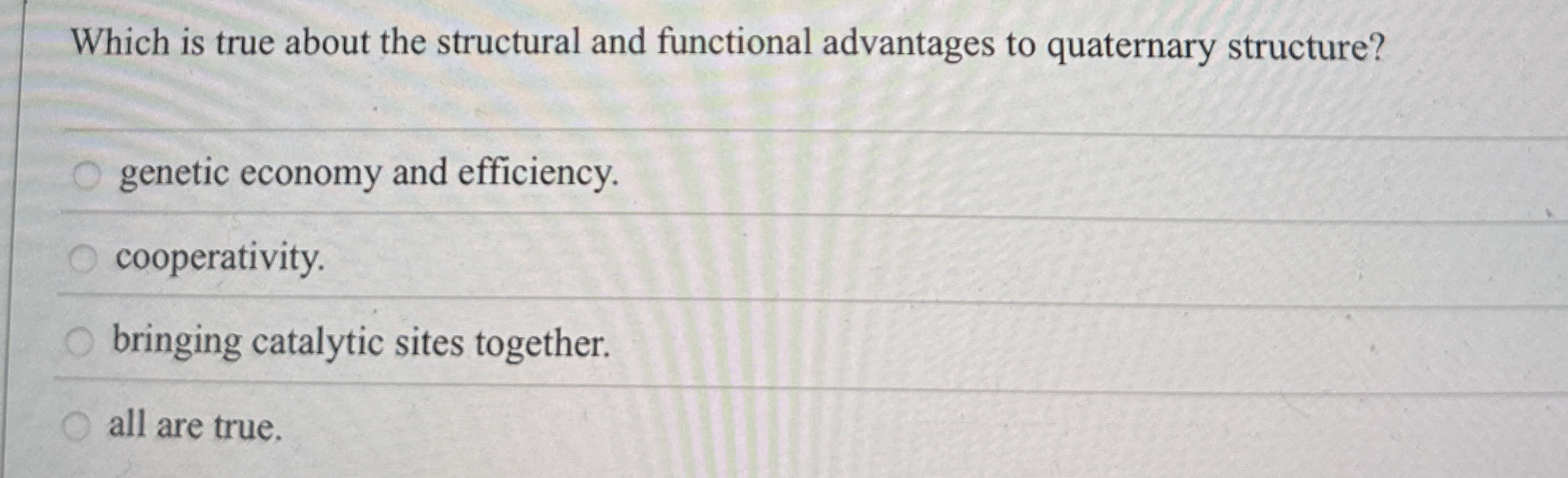 Solved Which is true about the structural and functional | Chegg.com