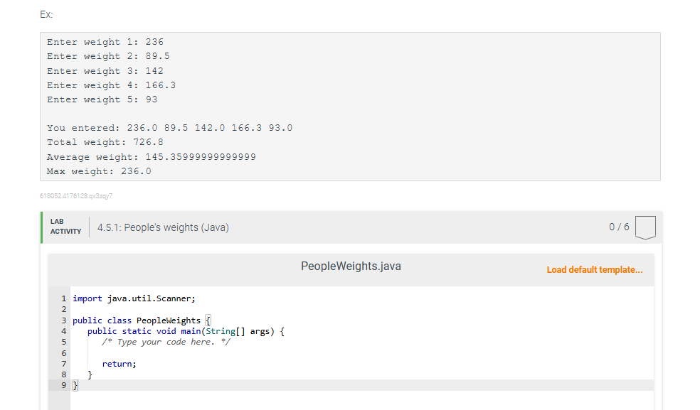 Solved (1) ﻿Prompt the user to enter five numbers, being | Chegg.com