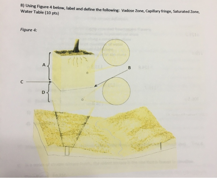 Solved 8) Using Figure 4 below, label and define the
