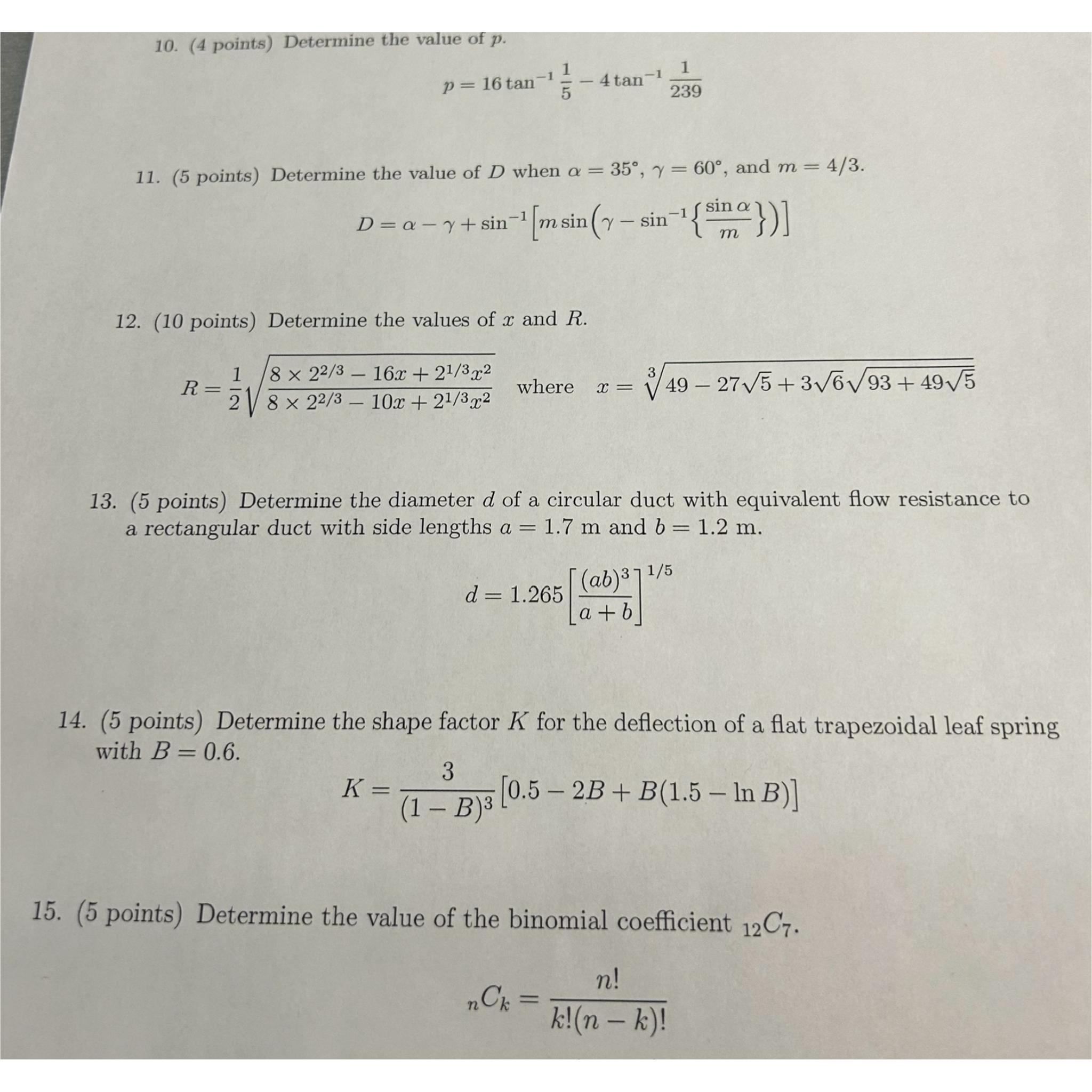 Solved Create a Matlab code for the following math equations | Chegg.com