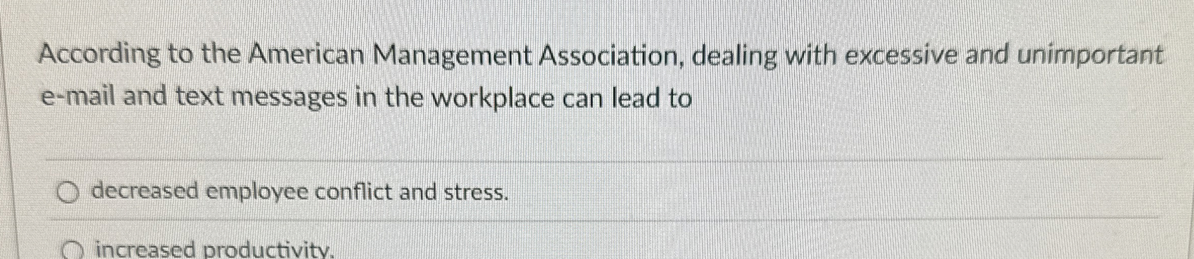 Solved In the Management in Action case it is evident that | Chegg.com