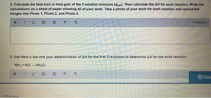 Solved 2. Calculate the heat loss or heat gain of the 3 | Chegg.com