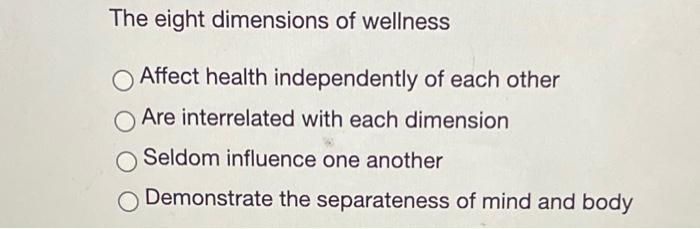 solved-the-eight-dimensions-of-wellness-affect-health-chegg