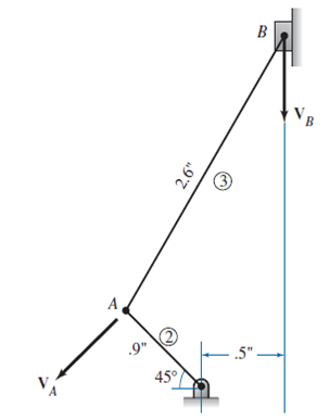 Solved A Kinematic Diagram Of A Slider Crank Mechanism Is Show Chegg Com