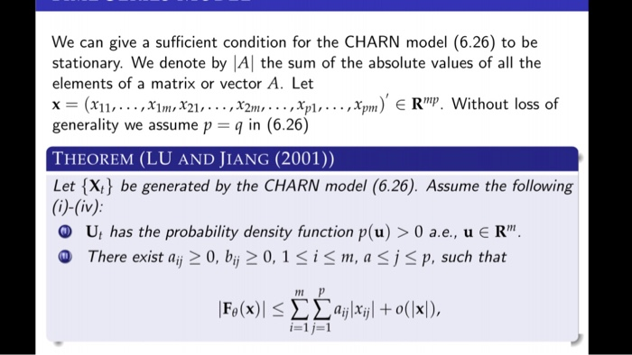 Estimation Of Time Series Models Let B B1 B Chegg Com