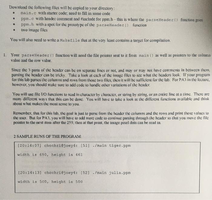 Solved . . Download the following files will be copied to | Chegg.com