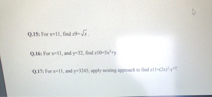 Solved For The Following Questions Use MATLAB To Find | Chegg.com