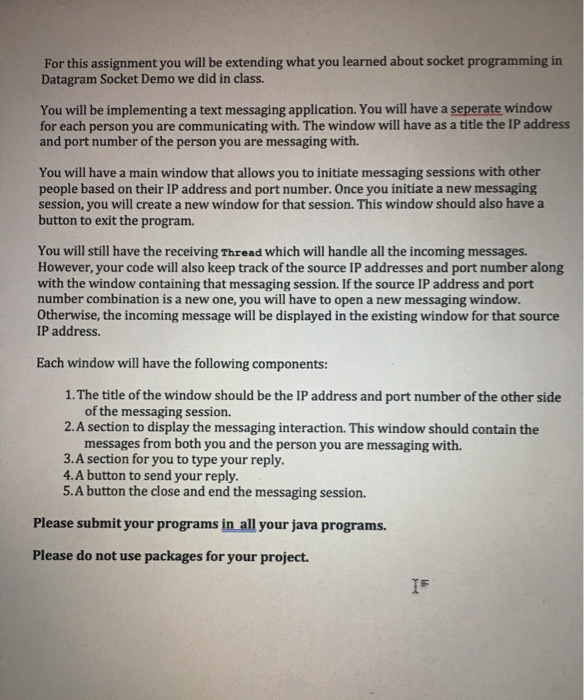 Solved For this assignment you will be extending what you | Chegg.com