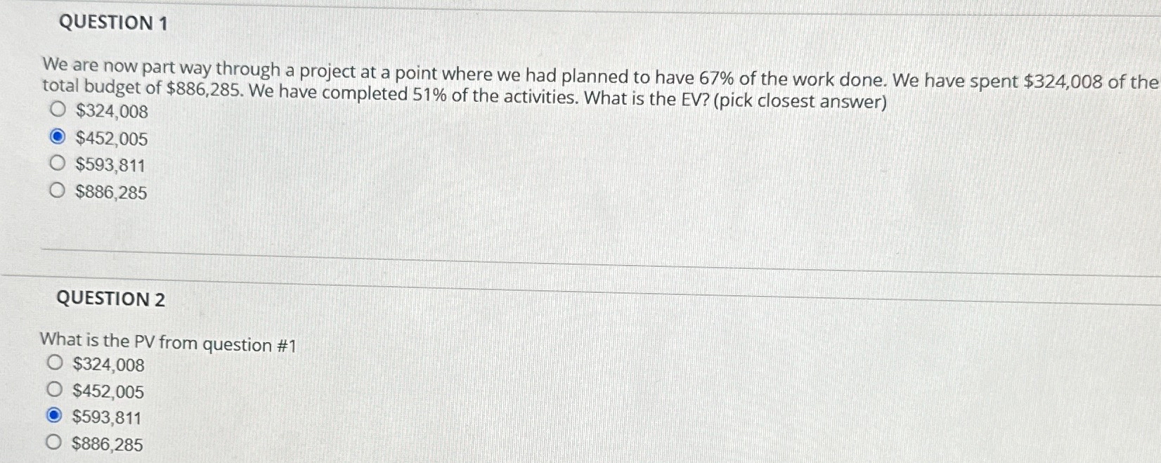 Solved QUESTION 1We are now part way through a project at a | Chegg.com