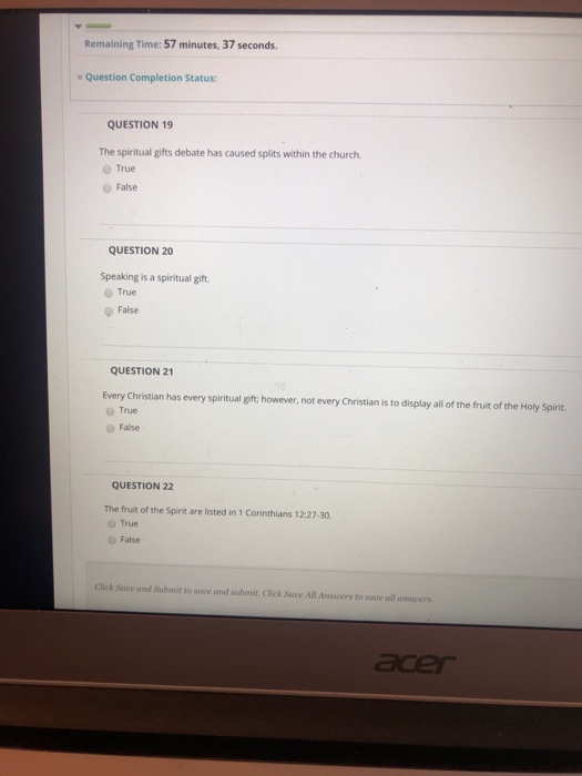Solved Remaining Time: 57 minutes, 37 seconds. Question | Chegg.com