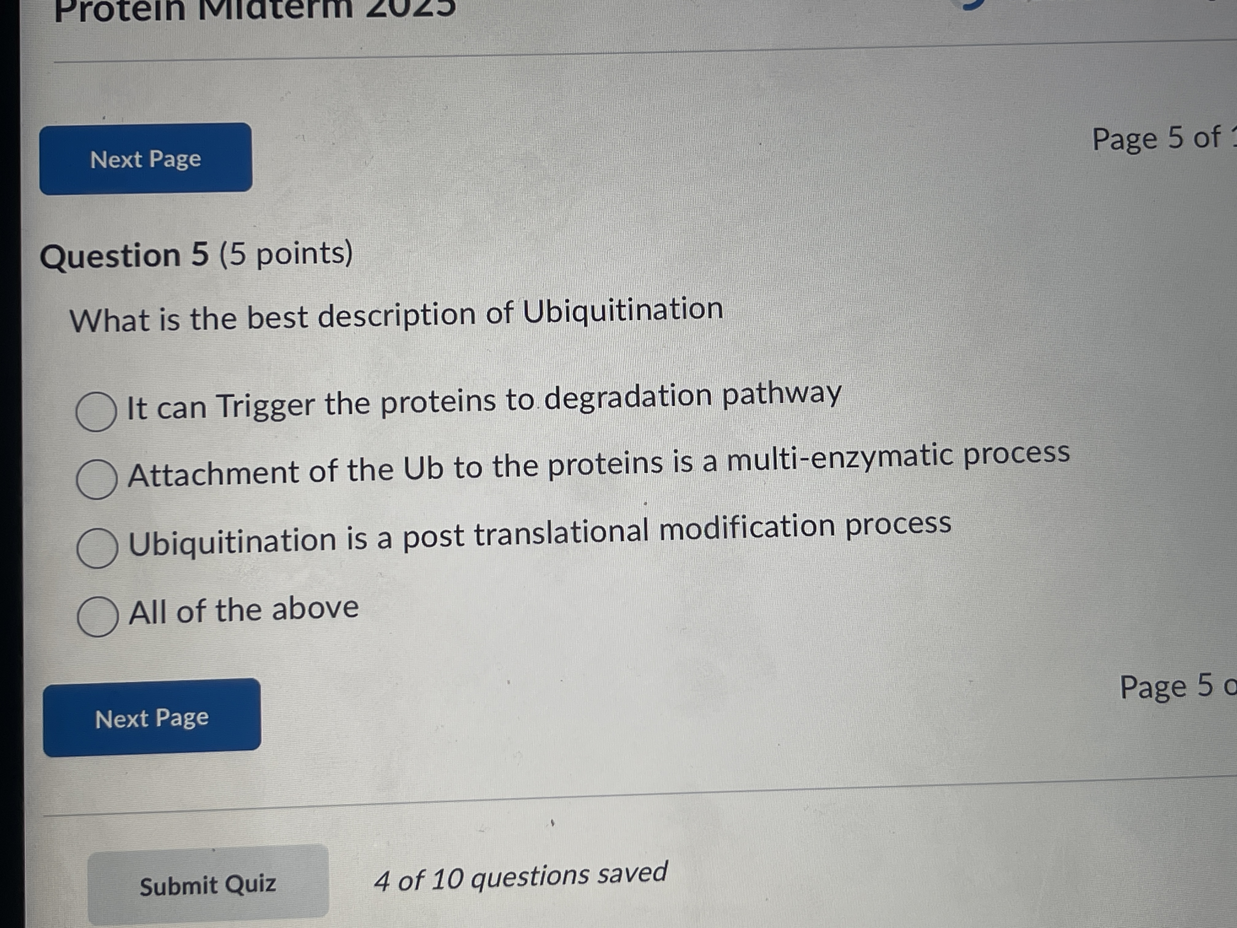 Solved Question 5 (5 ﻿points)What is the best description of | Chegg.com
