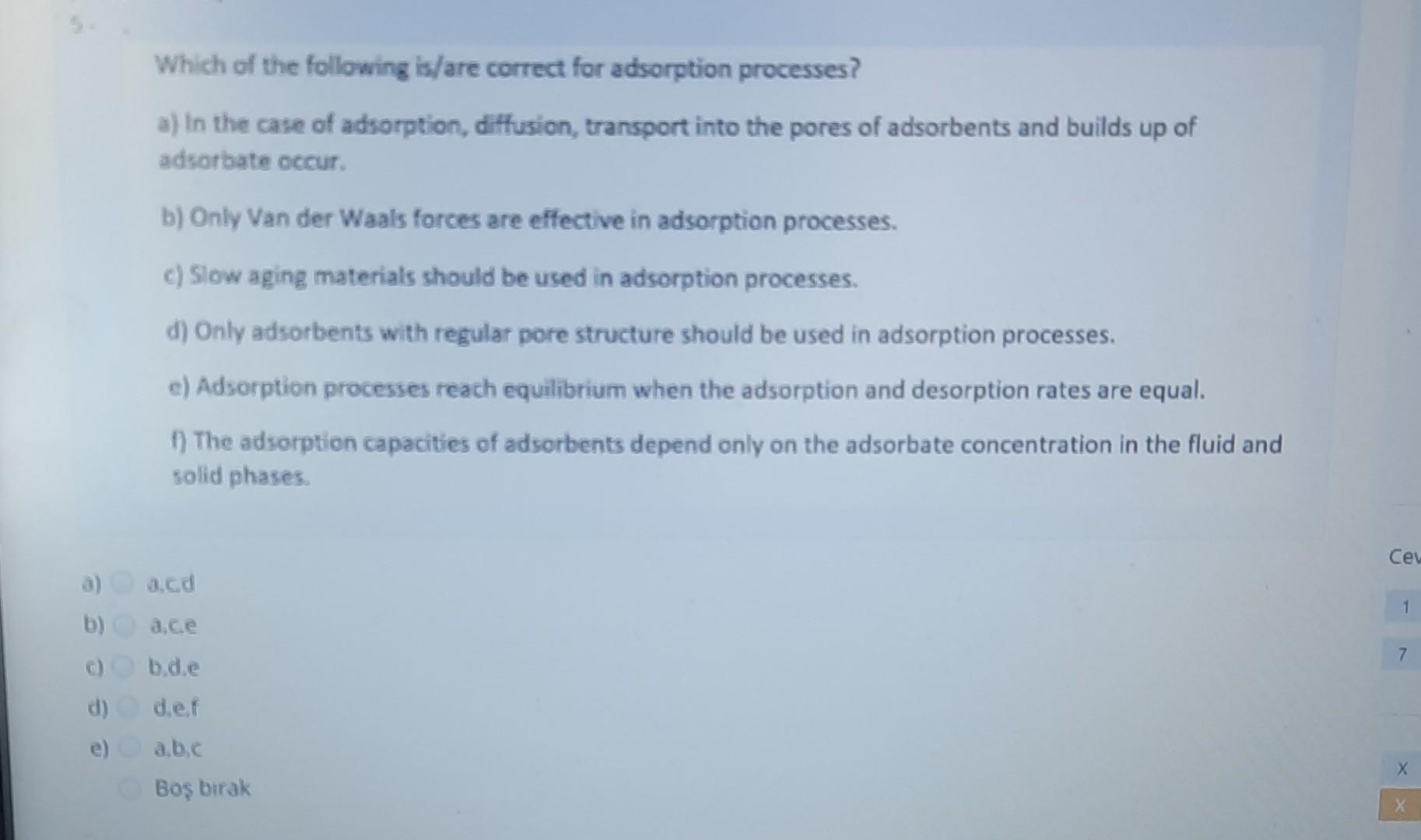 Which Of The Following Is/are Correct For Adsorption | Chegg.com