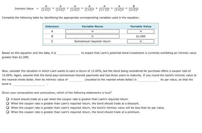 Solved The process of bond valuation is based on the | Chegg.com