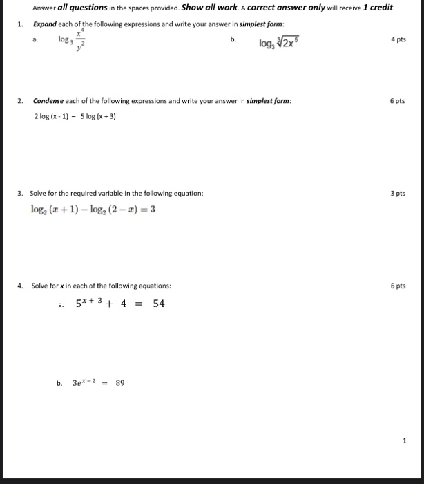 Solved can you please answer these 4 questions and show all | Chegg.com