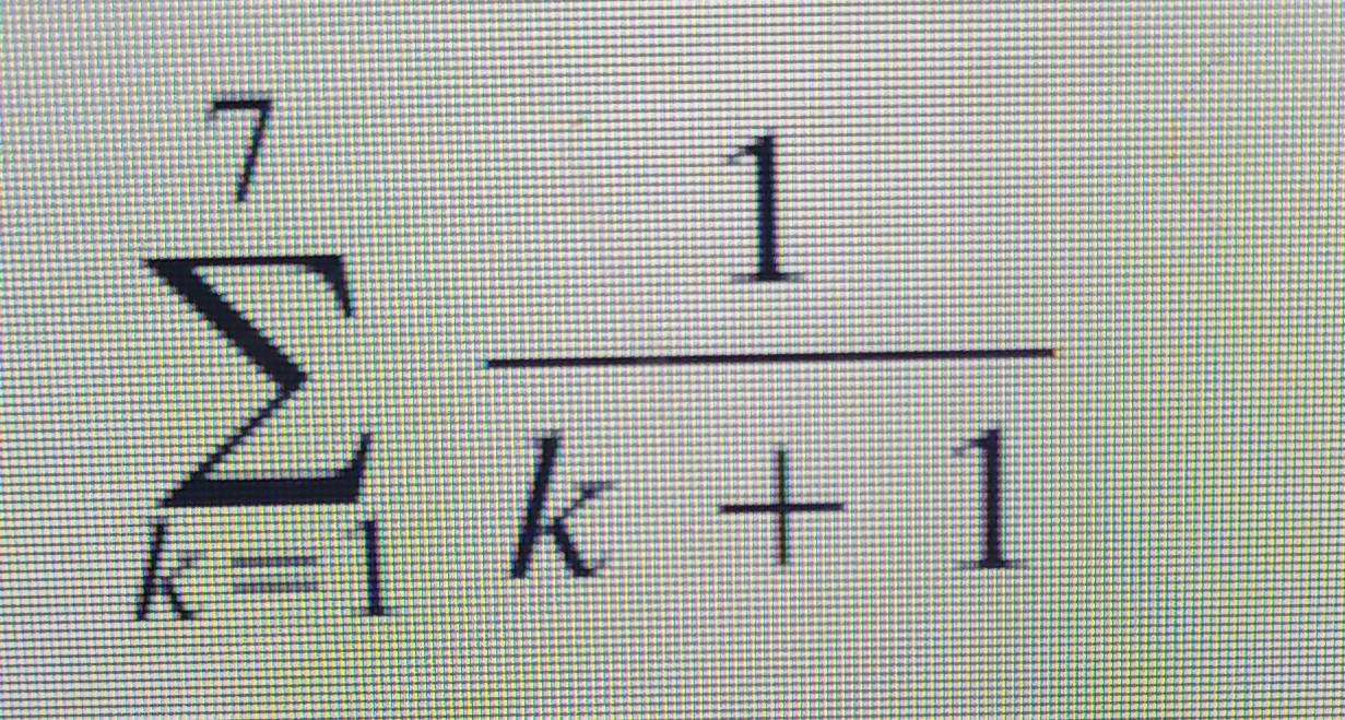 frac k 11 = 7