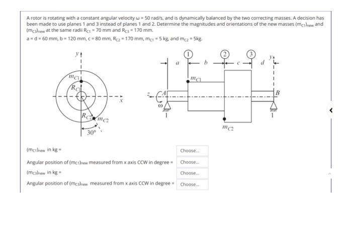 A rotor is rotating with a constant angular velocity | Chegg.com
