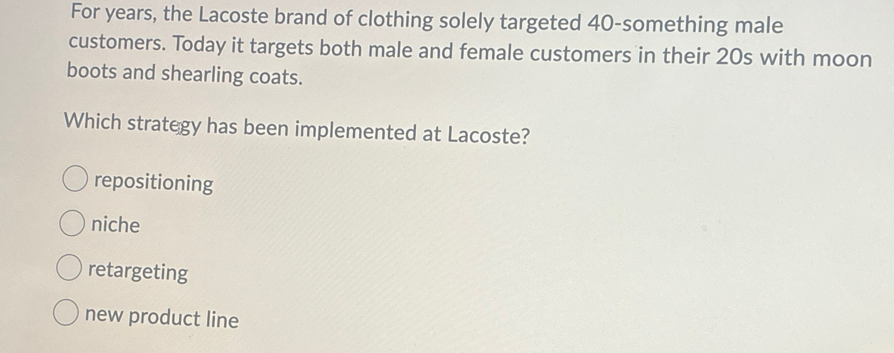 Strategic Brand Management: Lacoste