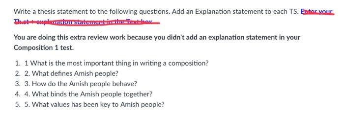 3 point thesis statement template picture