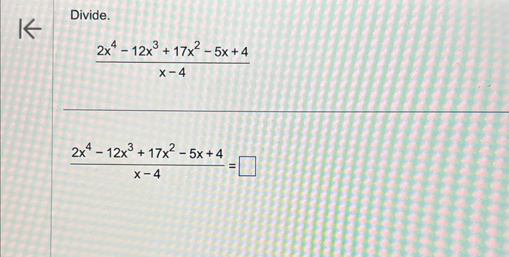 2x 4 5x 3 11x 2 20x 12